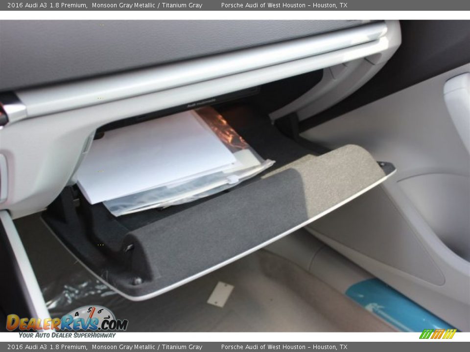 2016 Audi A3 1.8 Premium Monsoon Gray Metallic / Titanium Gray Photo #23