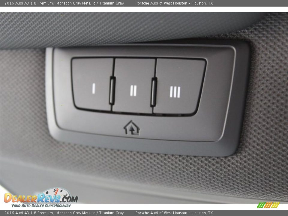2016 Audi A3 1.8 Premium Monsoon Gray Metallic / Titanium Gray Photo #24