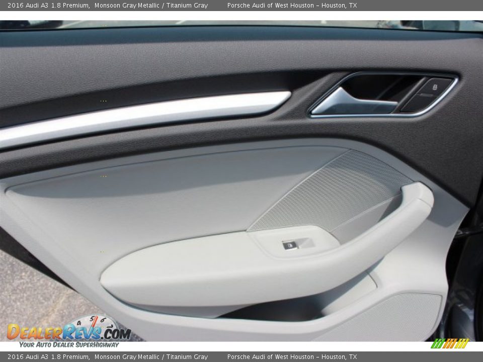 2016 Audi A3 1.8 Premium Monsoon Gray Metallic / Titanium Gray Photo #29