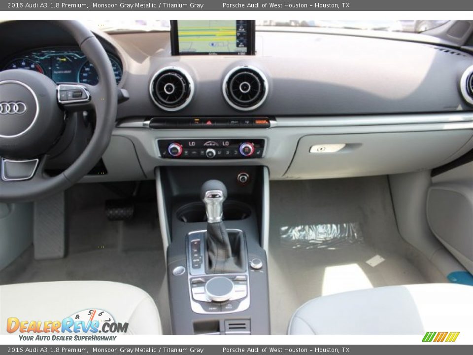 2016 Audi A3 1.8 Premium Monsoon Gray Metallic / Titanium Gray Photo #32