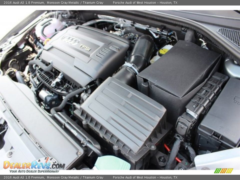 2016 Audi A3 1.8 Premium Monsoon Gray Metallic / Titanium Gray Photo #35