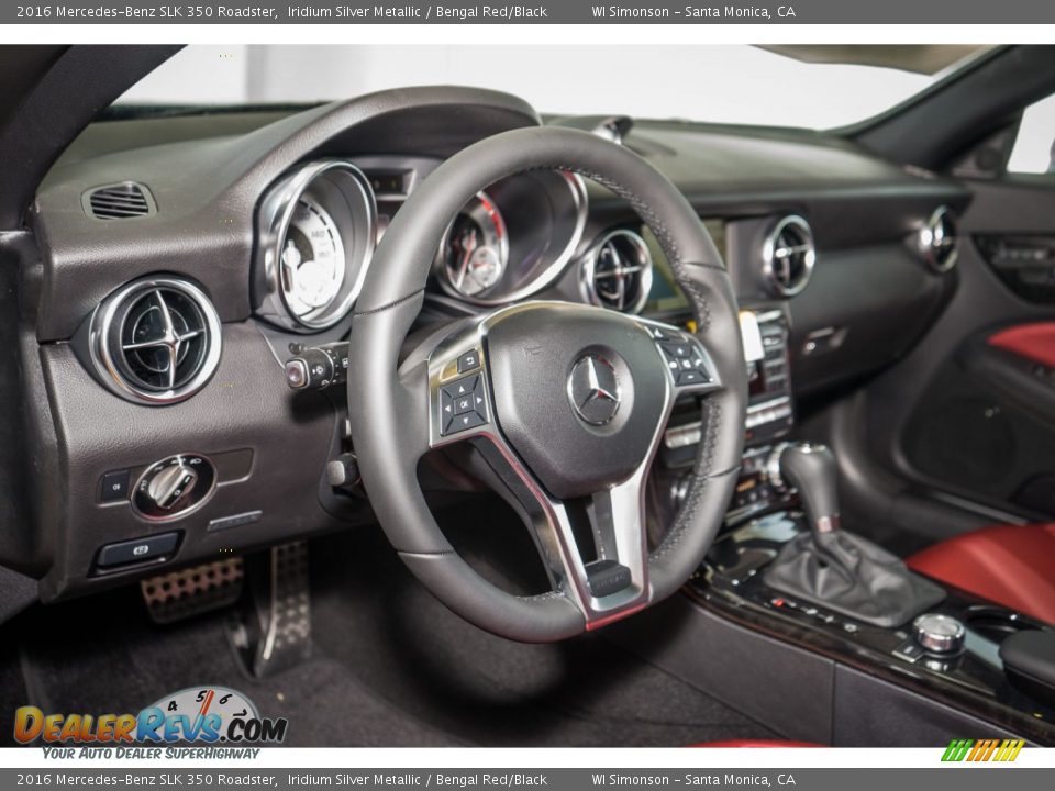 Dashboard of 2016 Mercedes-Benz SLK 350 Roadster Photo #6