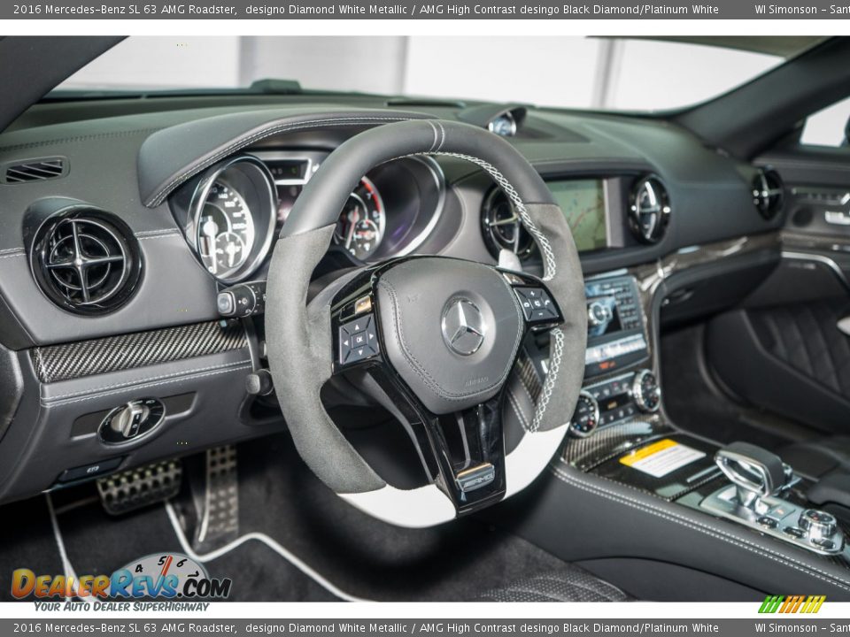 Dashboard of 2016 Mercedes-Benz SL 63 AMG Roadster Photo #6