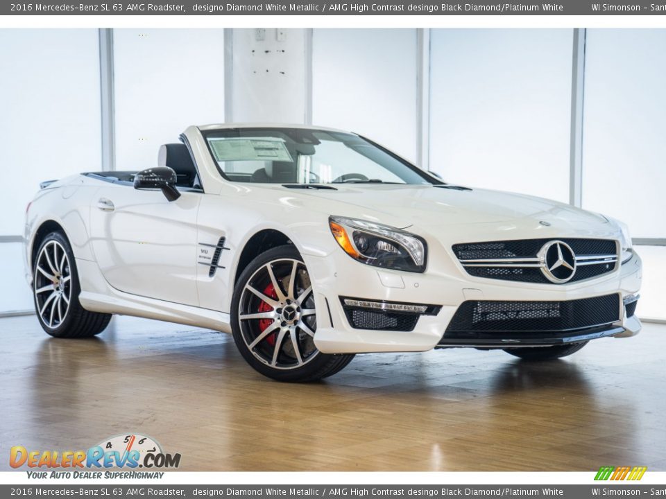 Front 3/4 View of 2016 Mercedes-Benz SL 63 AMG Roadster Photo #12