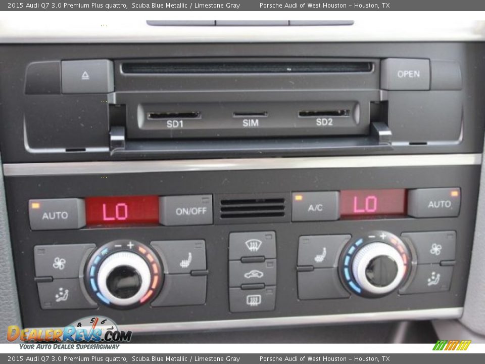 2015 Audi Q7 3.0 Premium Plus quattro Scuba Blue Metallic / Limestone Gray Photo #17