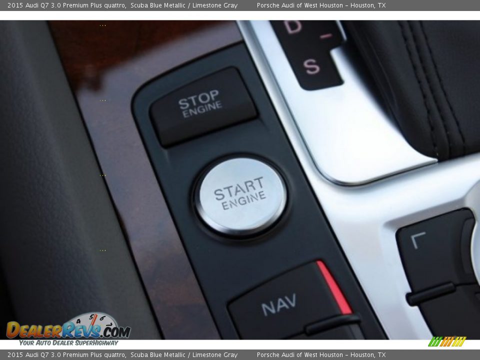 2015 Audi Q7 3.0 Premium Plus quattro Scuba Blue Metallic / Limestone Gray Photo #18
