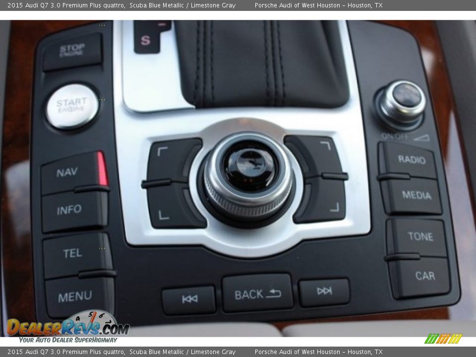 2015 Audi Q7 3.0 Premium Plus quattro Scuba Blue Metallic / Limestone Gray Photo #19