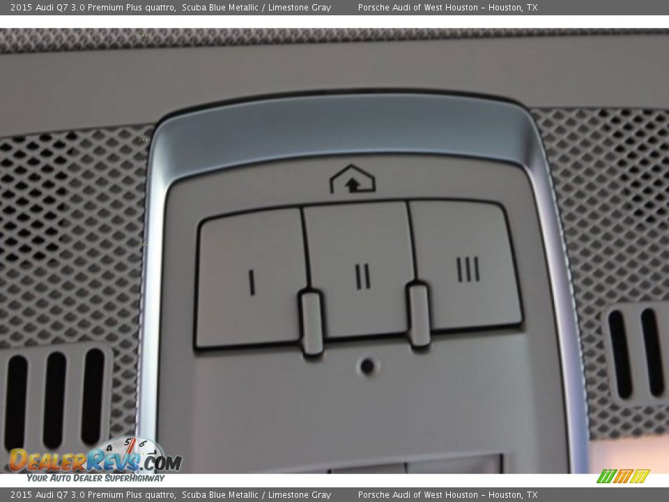 2015 Audi Q7 3.0 Premium Plus quattro Scuba Blue Metallic / Limestone Gray Photo #26