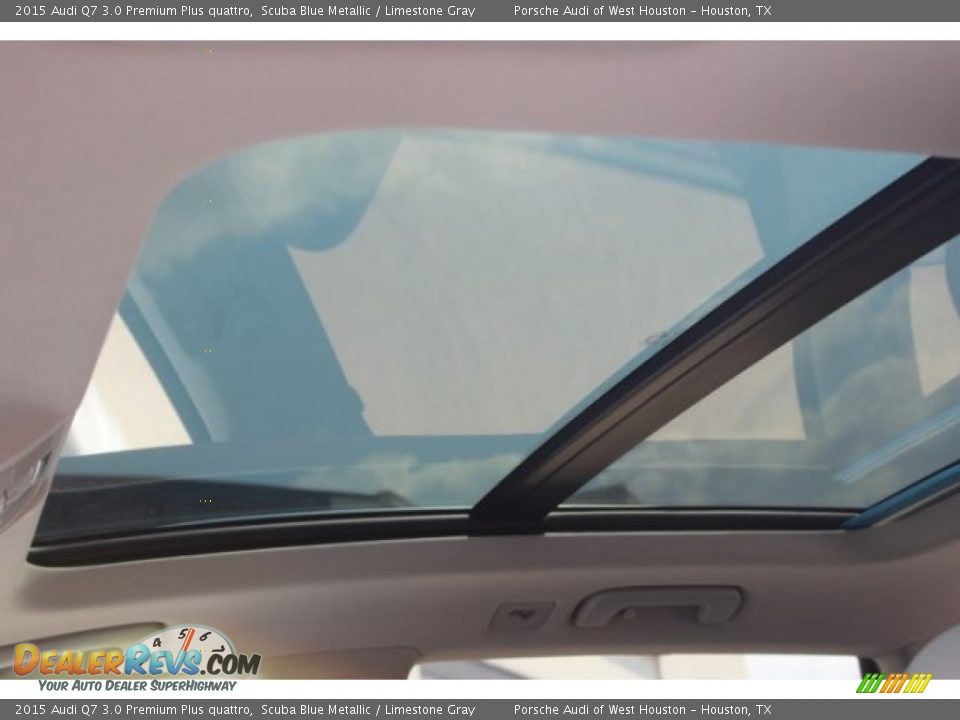 2015 Audi Q7 3.0 Premium Plus quattro Scuba Blue Metallic / Limestone Gray Photo #30