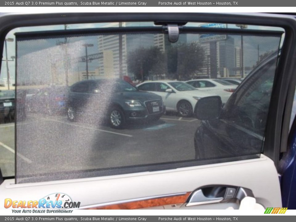 2015 Audi Q7 3.0 Premium Plus quattro Scuba Blue Metallic / Limestone Gray Photo #32