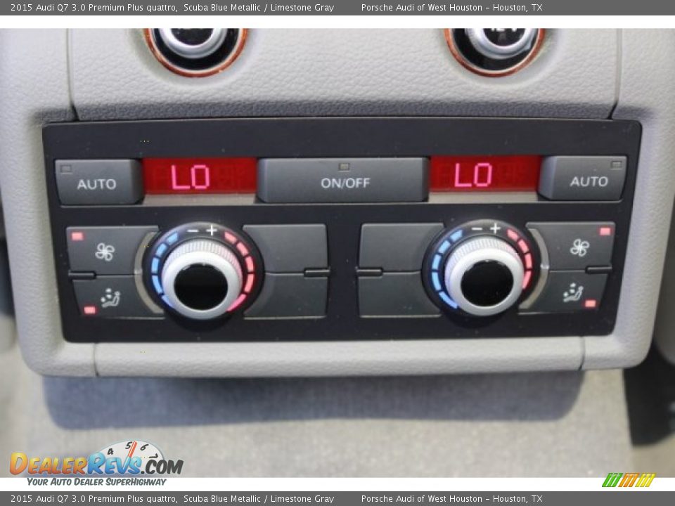 2015 Audi Q7 3.0 Premium Plus quattro Scuba Blue Metallic / Limestone Gray Photo #35