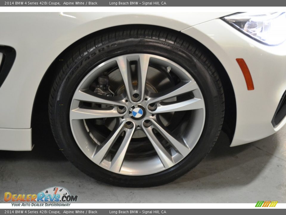 2014 BMW 4 Series 428i Coupe Alpine White / Black Photo #3