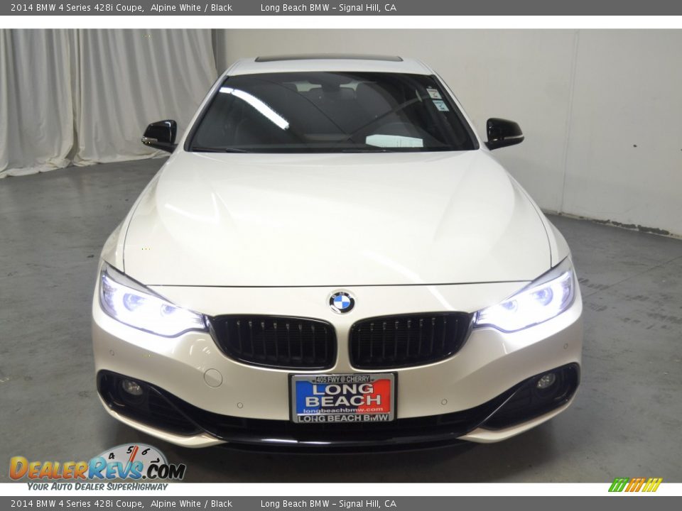 2014 BMW 4 Series 428i Coupe Alpine White / Black Photo #4