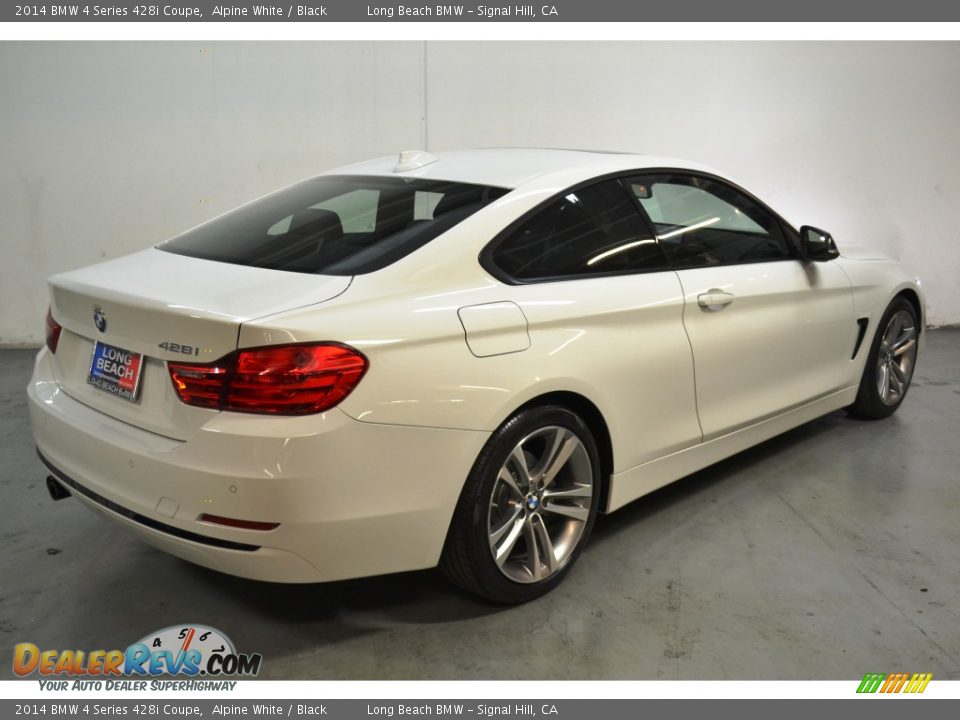 2014 BMW 4 Series 428i Coupe Alpine White / Black Photo #5