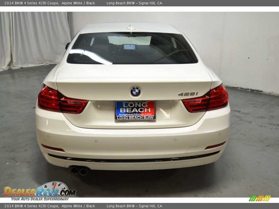 2014 BMW 4 Series 428i Coupe Alpine White / Black Photo #7