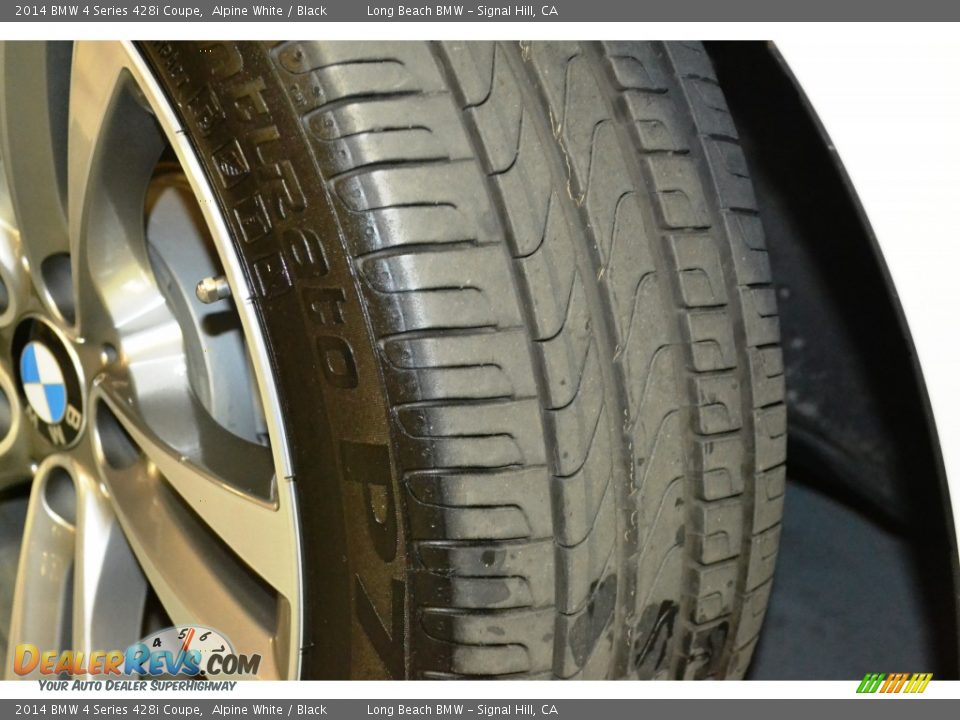 2014 BMW 4 Series 428i Coupe Alpine White / Black Photo #10