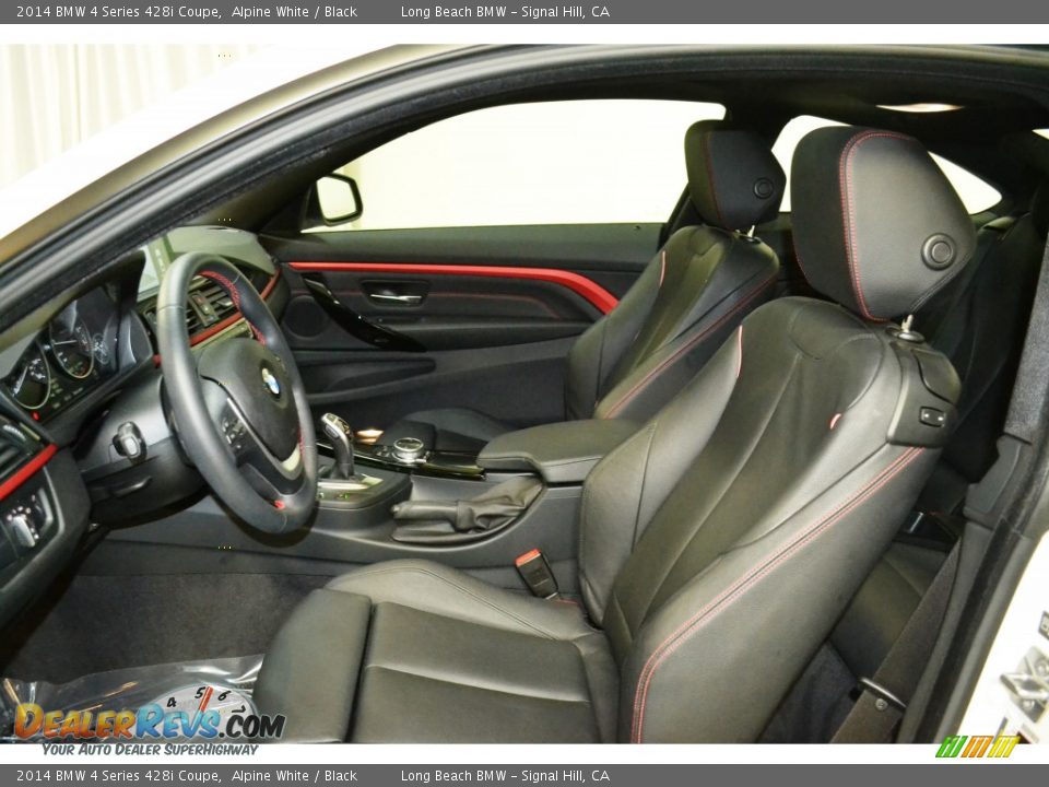 2014 BMW 4 Series 428i Coupe Alpine White / Black Photo #13