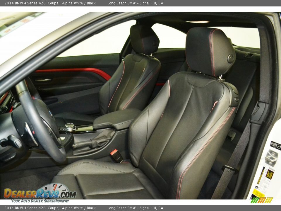 2014 BMW 4 Series 428i Coupe Alpine White / Black Photo #14