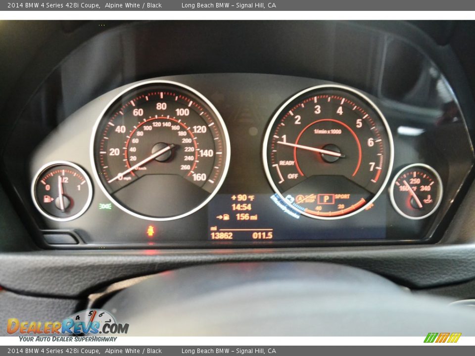 2014 BMW 4 Series 428i Coupe Alpine White / Black Photo #22