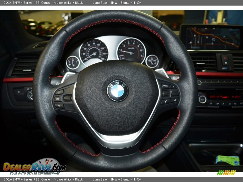 2014 BMW 4 Series 428i Coupe Alpine White / Black Photo #23