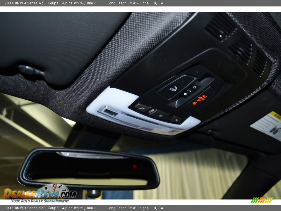 2014 BMW 4 Series 428i Coupe Alpine White / Black Photo #24