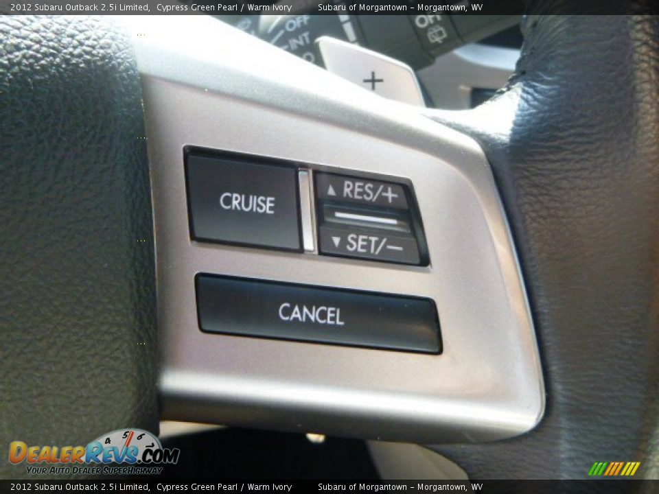 2012 Subaru Outback 2.5i Limited Cypress Green Pearl / Warm Ivory Photo #26