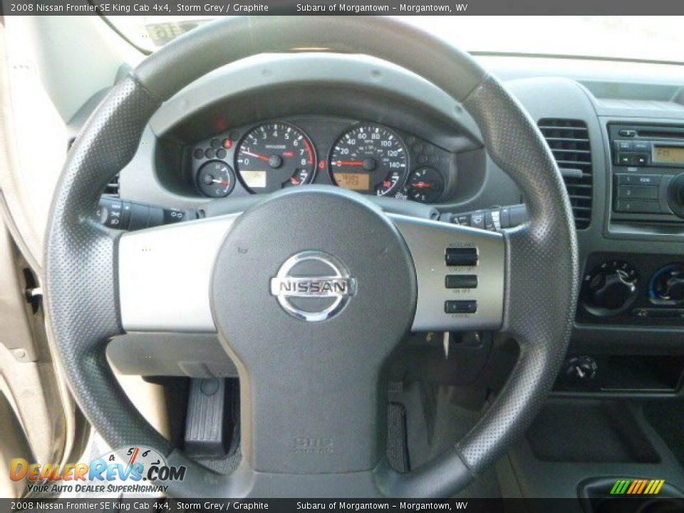 2008 Nissan Frontier SE King Cab 4x4 Storm Grey / Graphite Photo #18