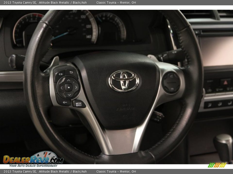 2013 Toyota Camry SE Attitude Black Metallic / Black/Ash Photo #6