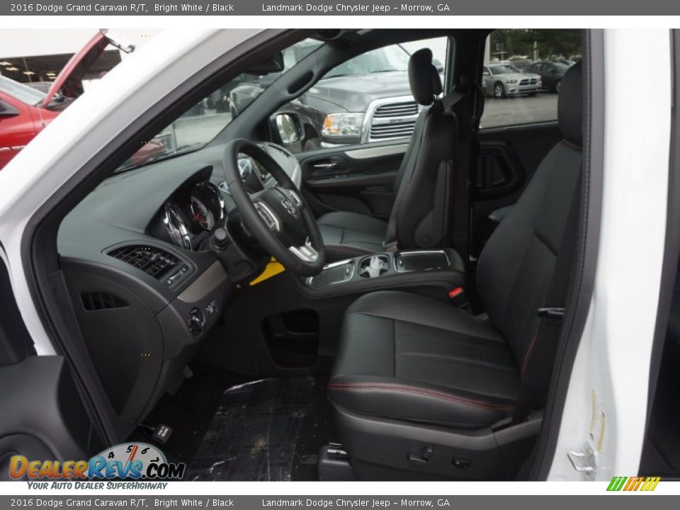 Black Interior - 2016 Dodge Grand Caravan R/T Photo #6