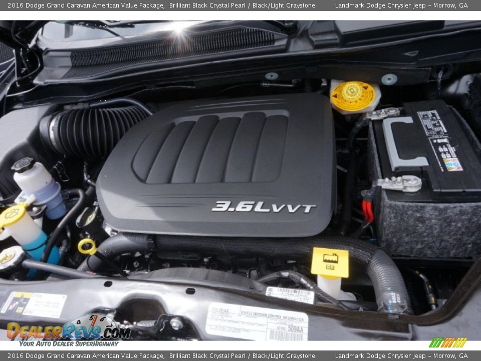 2016 Dodge Grand Caravan American Value Package 3.6 Liter DOHC 24-Valve VVT V6 Engine Photo #8