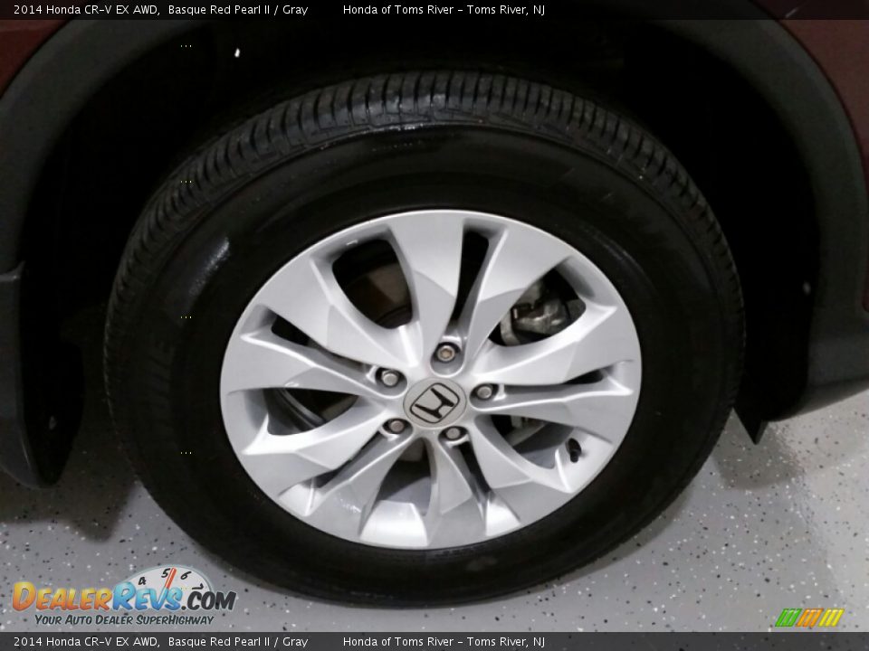 2014 Honda CR-V EX AWD Basque Red Pearl II / Gray Photo #4