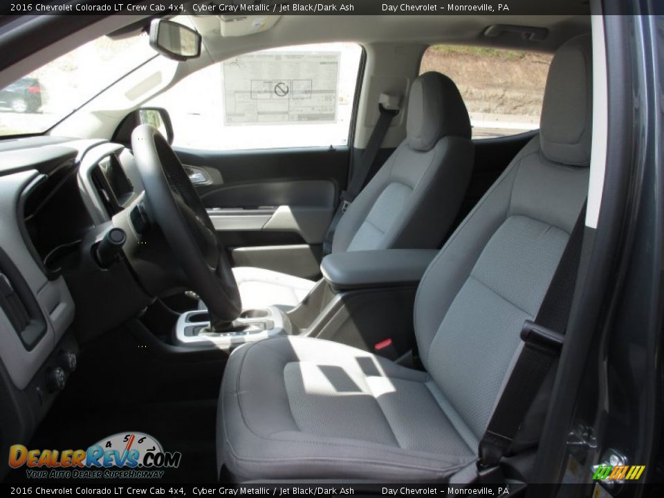2016 Chevrolet Colorado LT Crew Cab 4x4 Cyber Gray Metallic / Jet Black/Dark Ash Photo #12