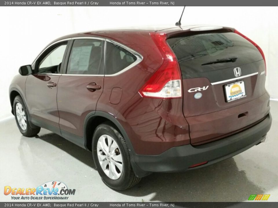 2014 Honda CR-V EX AWD Basque Red Pearl II / Gray Photo #9