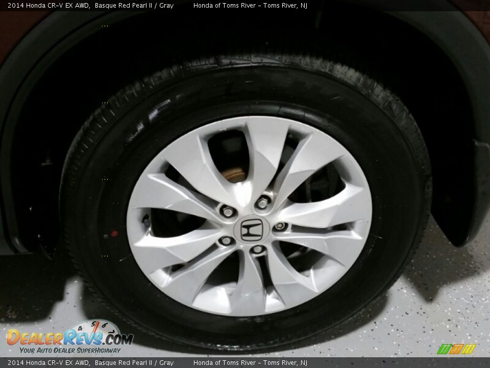 2014 Honda CR-V EX AWD Basque Red Pearl II / Gray Photo #10