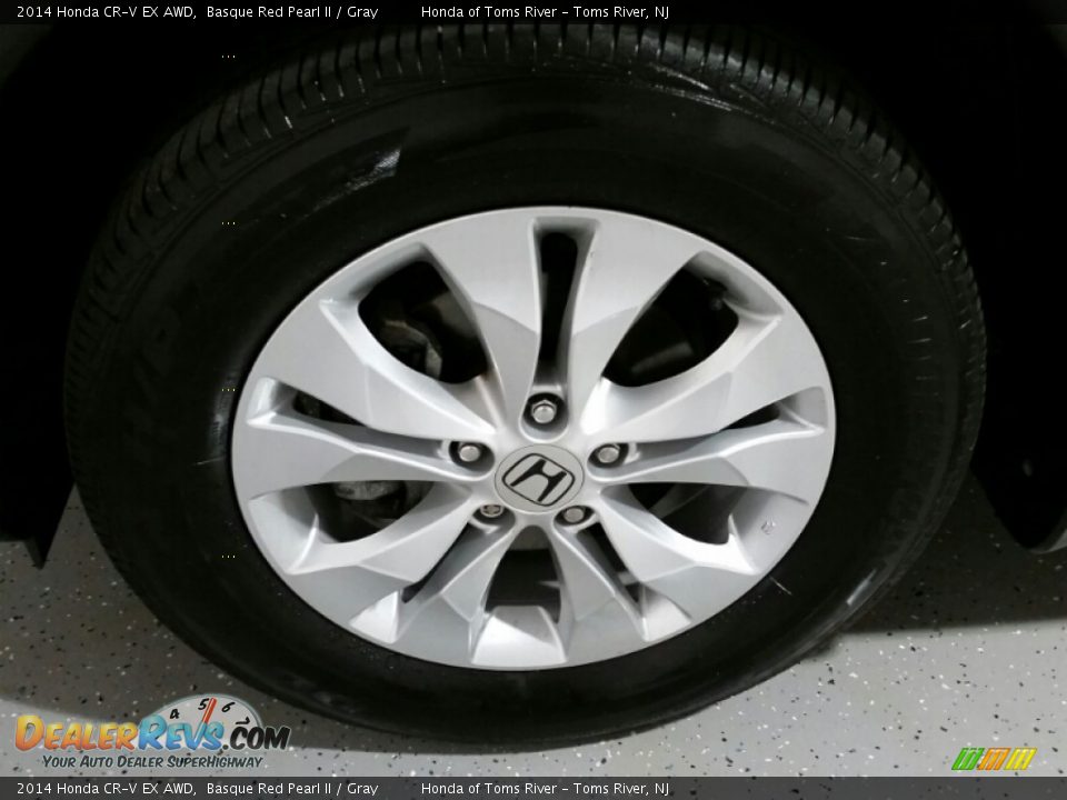 2014 Honda CR-V EX AWD Basque Red Pearl II / Gray Photo #11