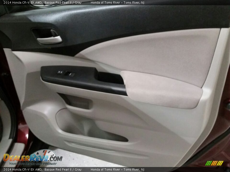 2014 Honda CR-V EX AWD Basque Red Pearl II / Gray Photo #13