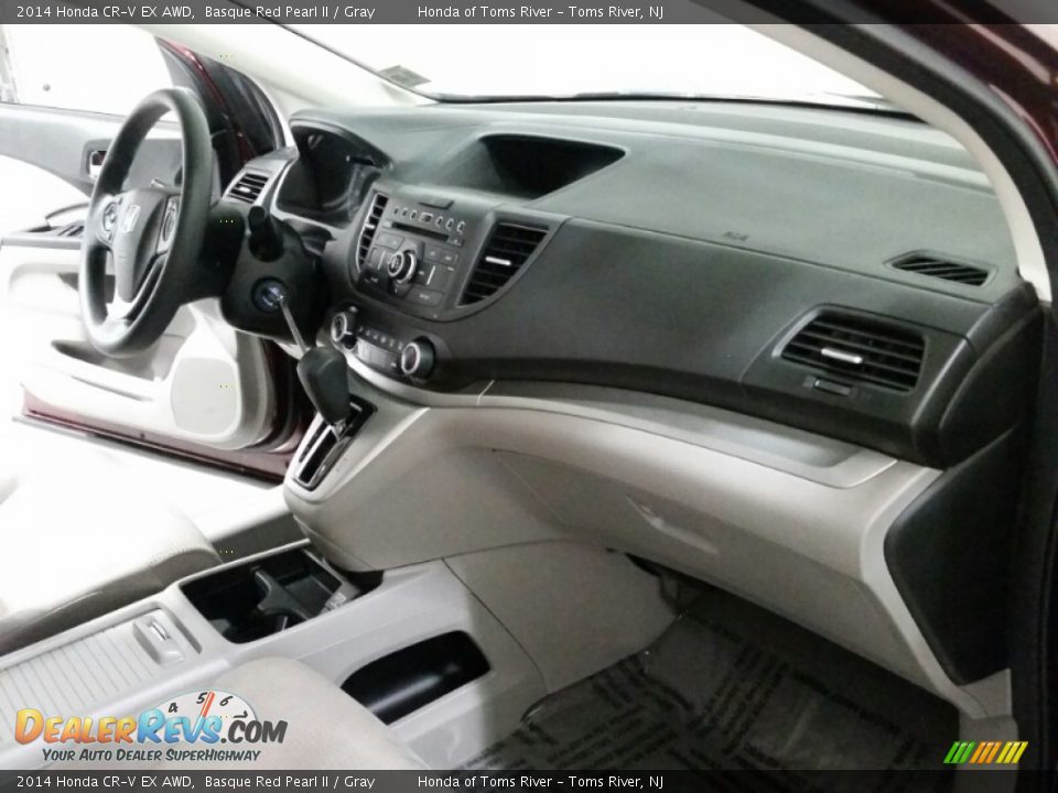 2014 Honda CR-V EX AWD Basque Red Pearl II / Gray Photo #14