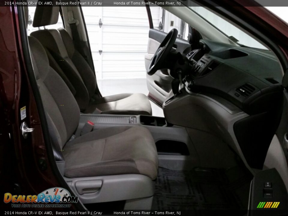 2014 Honda CR-V EX AWD Basque Red Pearl II / Gray Photo #15