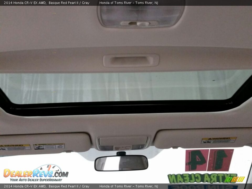 2014 Honda CR-V EX AWD Basque Red Pearl II / Gray Photo #21