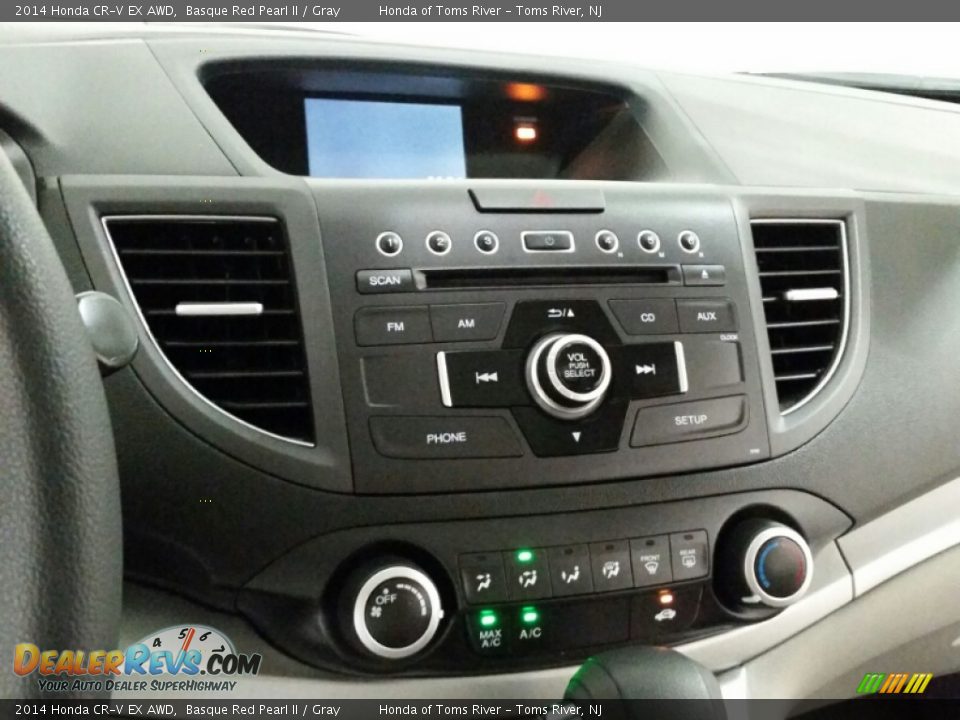 2014 Honda CR-V EX AWD Basque Red Pearl II / Gray Photo #28
