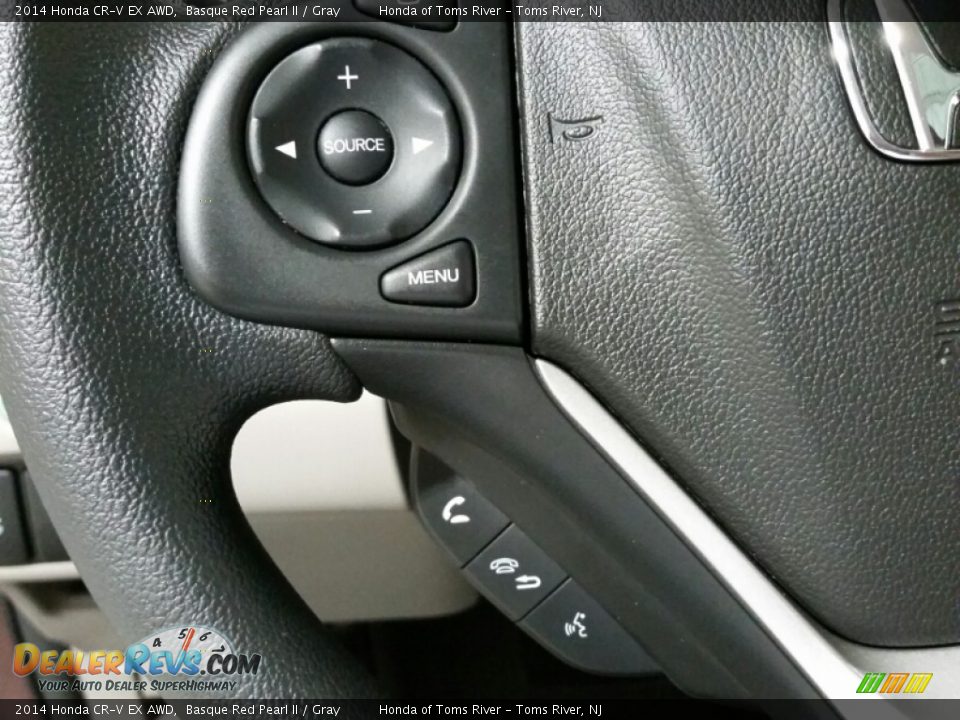 2014 Honda CR-V EX AWD Basque Red Pearl II / Gray Photo #29
