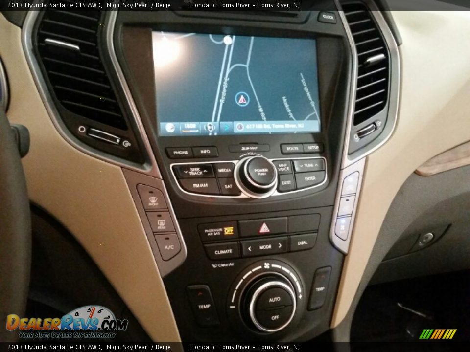 2013 Hyundai Santa Fe GLS AWD Night Sky Pearl / Beige Photo #28