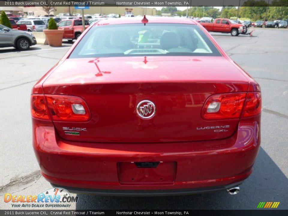 2011 Buick Lucerne CXL Crystal Red Tintcoat / Titanium Photo #4