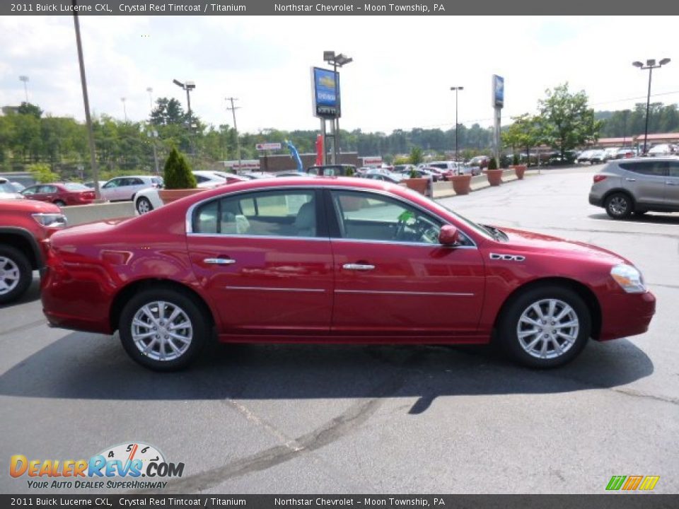 2011 Buick Lucerne CXL Crystal Red Tintcoat / Titanium Photo #6