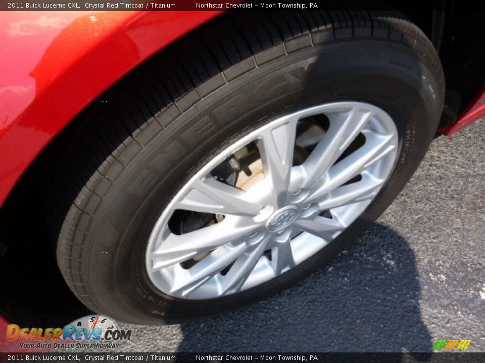 2011 Buick Lucerne CXL Crystal Red Tintcoat / Titanium Photo #9