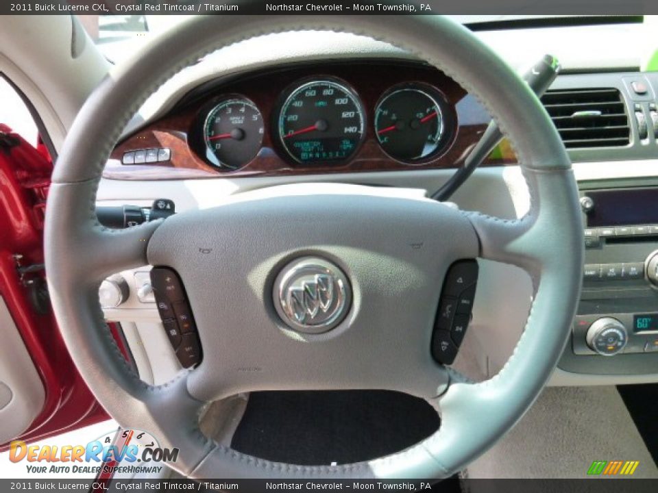 2011 Buick Lucerne CXL Crystal Red Tintcoat / Titanium Photo #16