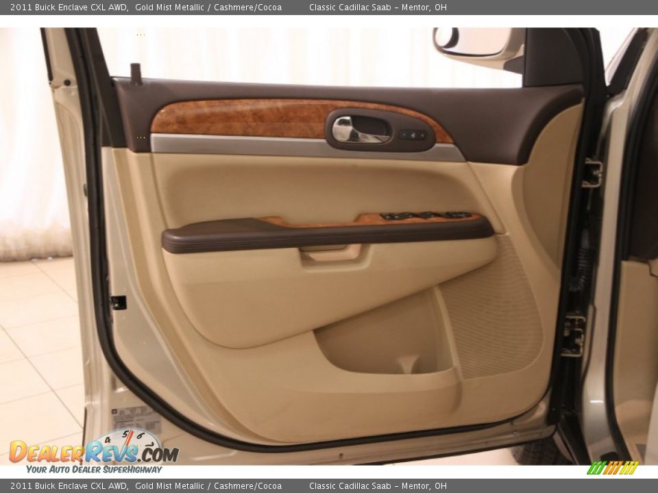 2011 Buick Enclave CXL AWD Gold Mist Metallic / Cashmere/Cocoa Photo #4