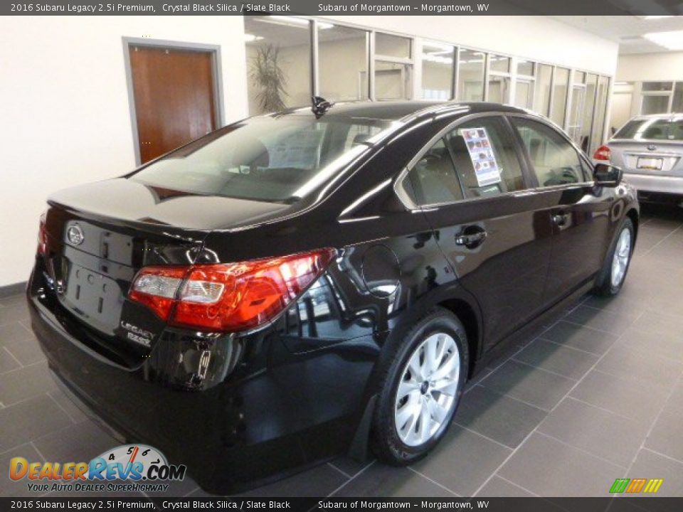 2016 Subaru Legacy 2.5i Premium Crystal Black Silica / Slate Black Photo #3