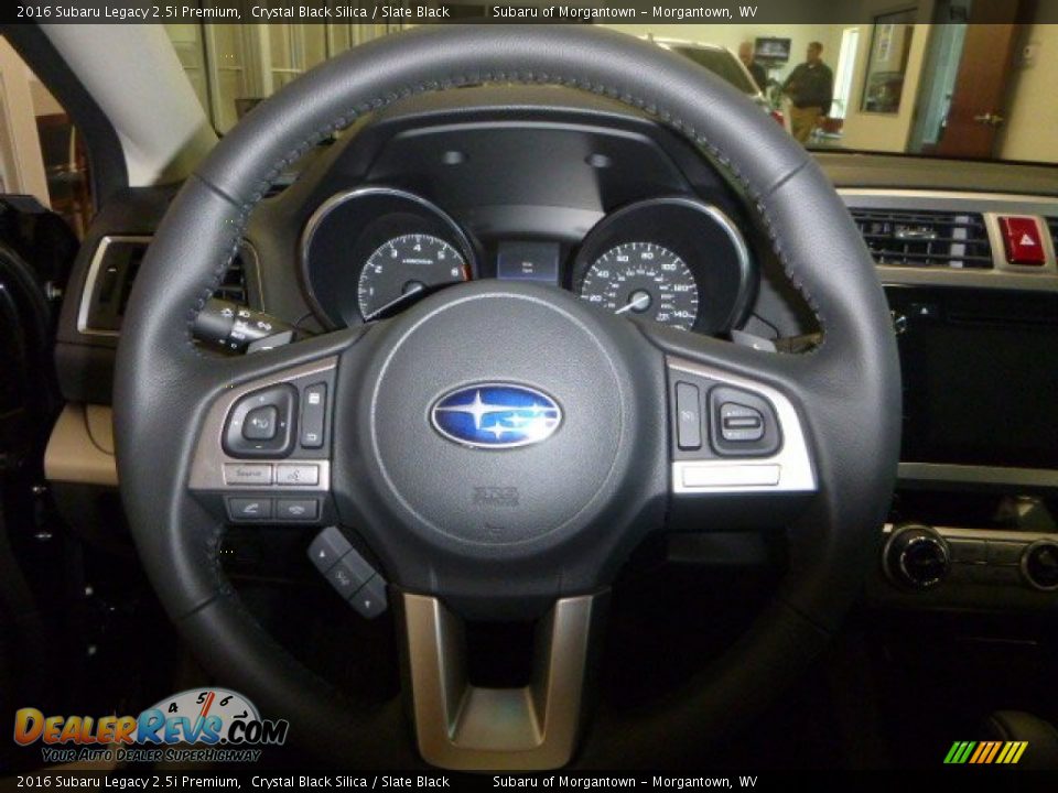 2016 Subaru Legacy 2.5i Premium Crystal Black Silica / Slate Black Photo #11