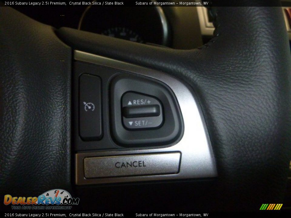 2016 Subaru Legacy 2.5i Premium Crystal Black Silica / Slate Black Photo #12